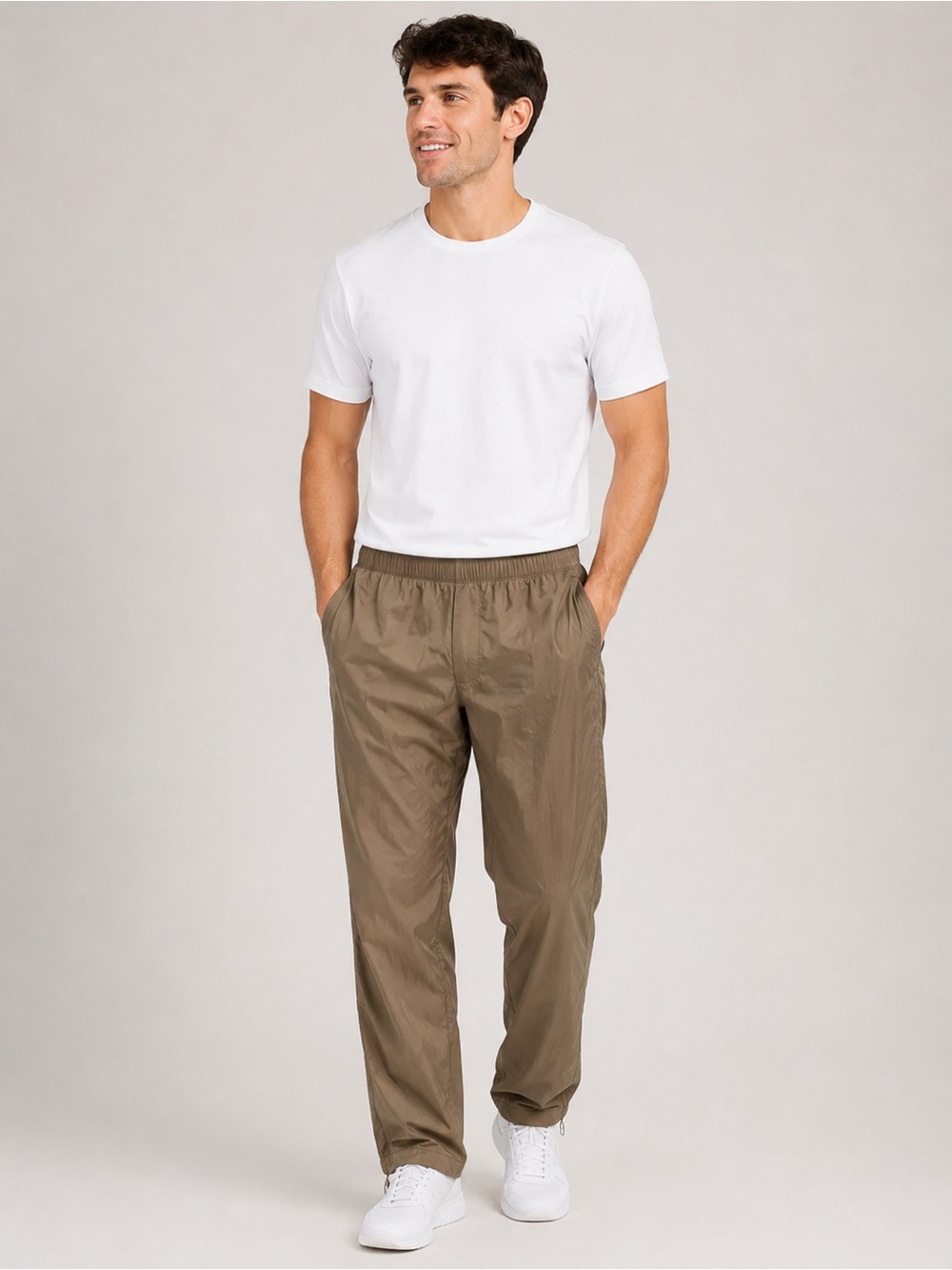 Athleta Men's Brown Lightweight track Pants NWT